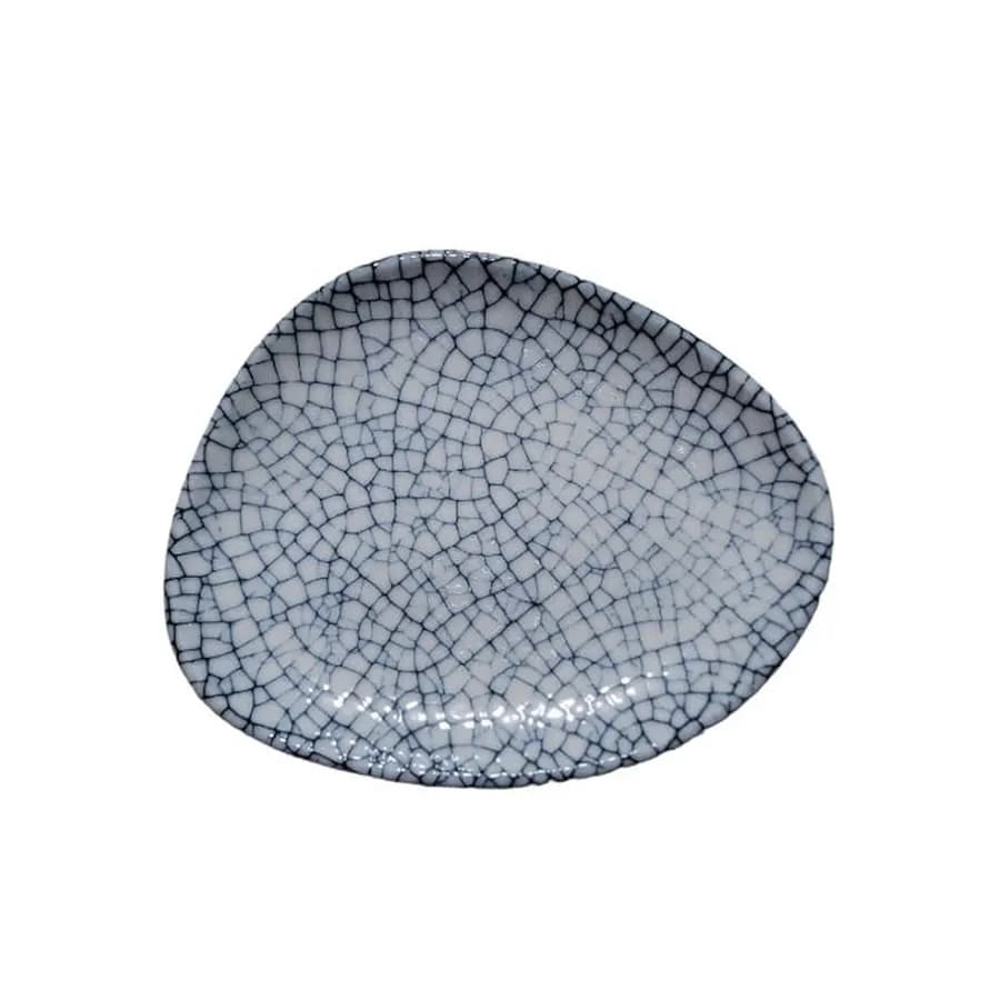 Assiette Plate Mito Denim Vago 19 Cm