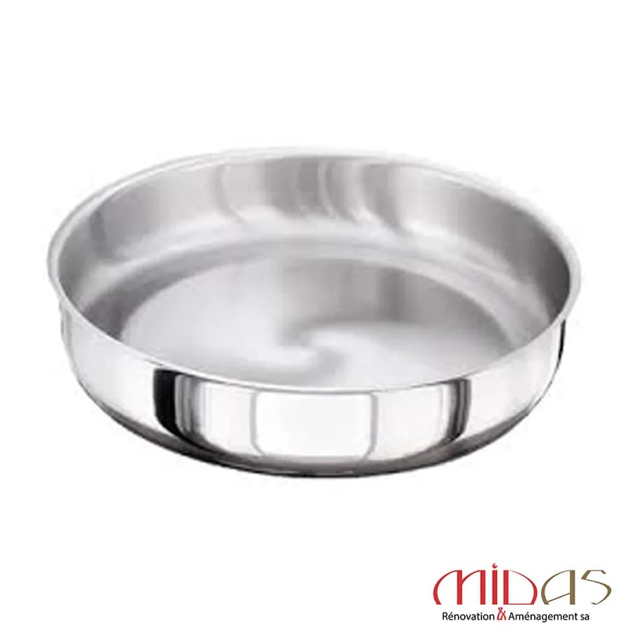 Plateau Rond En Acier Ø 35 Cm H : 6,5 Cm ( 30703565 )